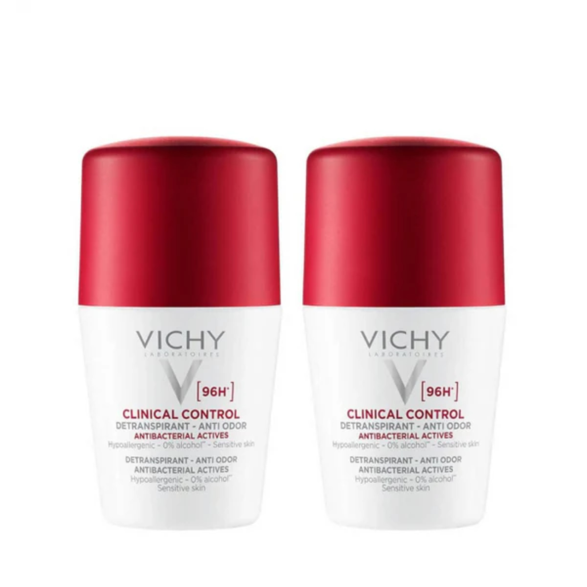 Vichy Deo Roll-On Clinical Control Antiperspirant DUO