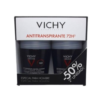 Vichy Homme Desodorizante Antitranspirante 72H Roll-On Pack Duo Vichy Homme Desodorizante Antitranspirante 72H Roll-On Pack Duo