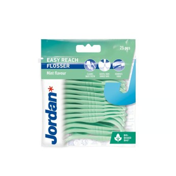 Jordan Interdental Easy Reach Flosser Sabor Menta Jordan Interdental Easy Reach Flosser Sabor Menta