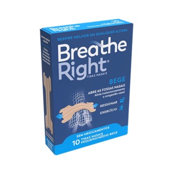 Breathe Right Clássicas Pequenas/Médias 10 Unidades Breathe Right Clássicas Pequenas/Médias 10 Unidades
