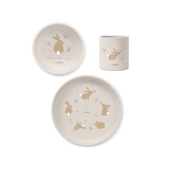 Saro Set Alimentação Silicone "Foodie" Saro Set Alimentação Silicone "Foodie"