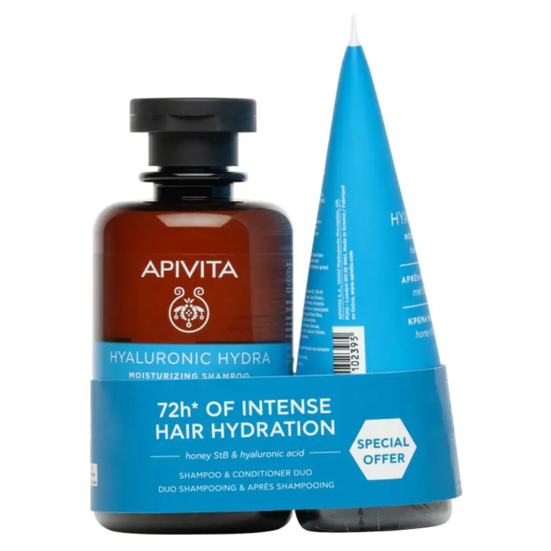 Apivita Hyaluronic Hydra Champ� + Condicionador