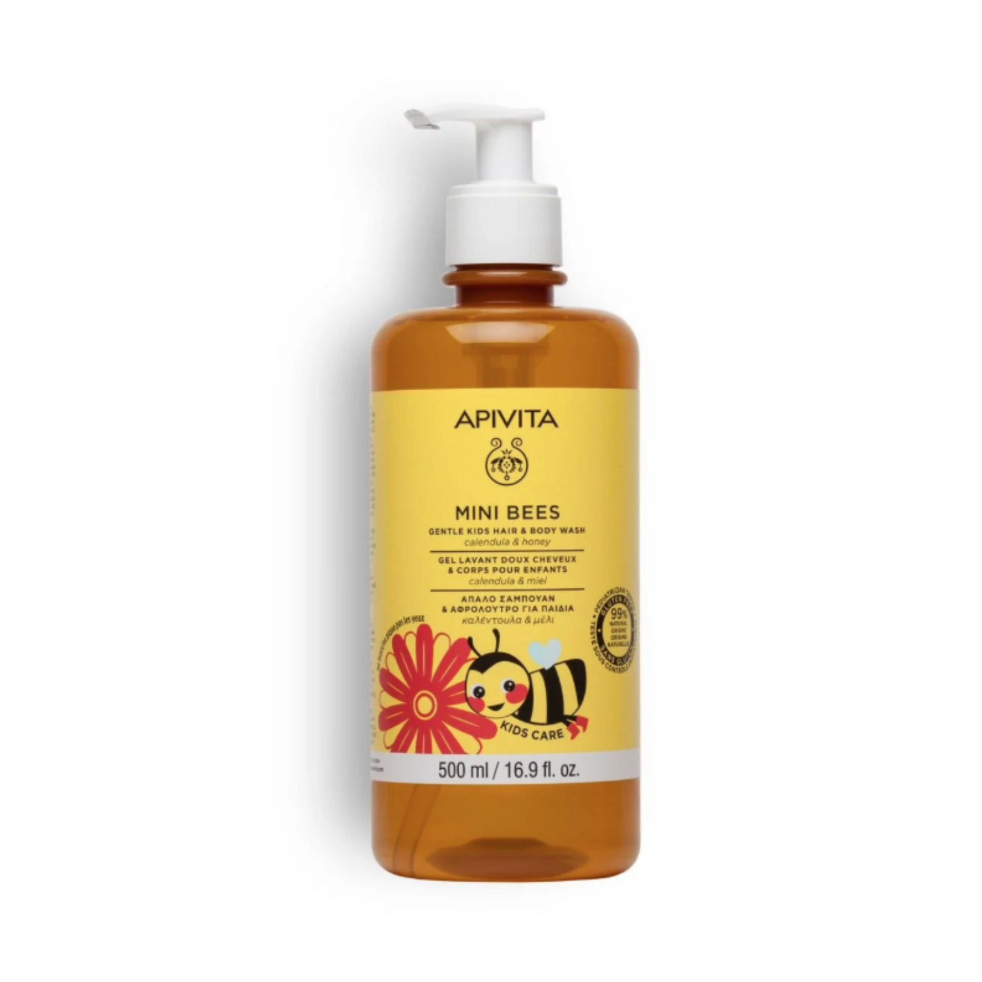 Apivita Mini Bees Gel Cabelo e Corpo Crian�as Cal�ndula e Mel