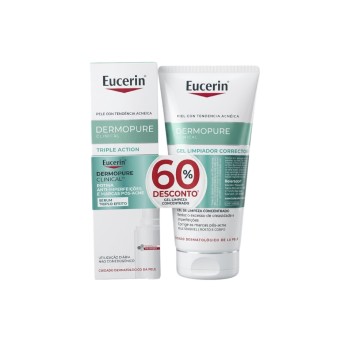 Eucerin Dermopure Sérum Triplo + Gel Limpeza Eucerin Dermopure Sérum Triplo + Gel Limpeza