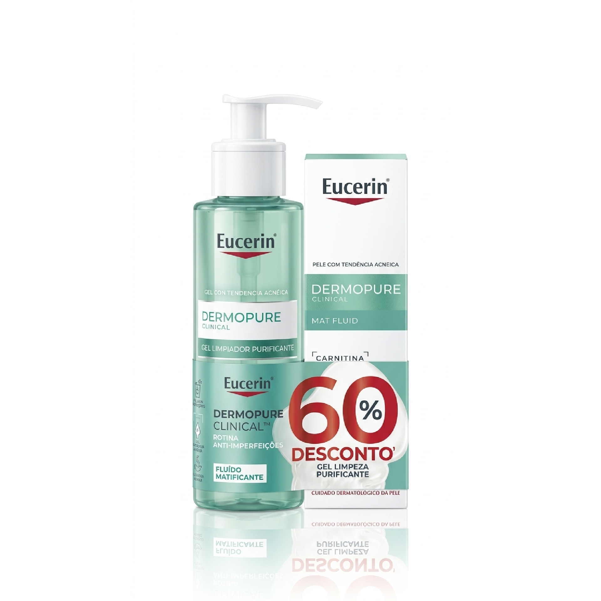 Eucerin Dermopure Flu�do Matificante + Gel Limpeza