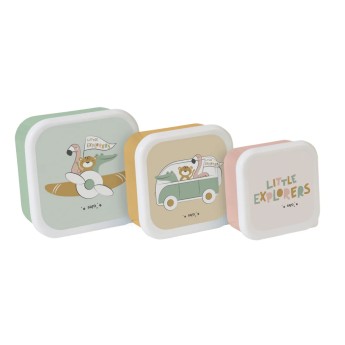 Saro Conjunto 3 Lancheiras Little Explorers Saro Conjunto 3 Lancheiras Little Explorers