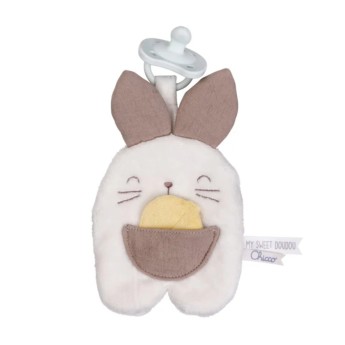Chicco Coelhinho Dou Dou Porta Chupeta Chicco Coelhinho Dou Dou Porta Chupeta