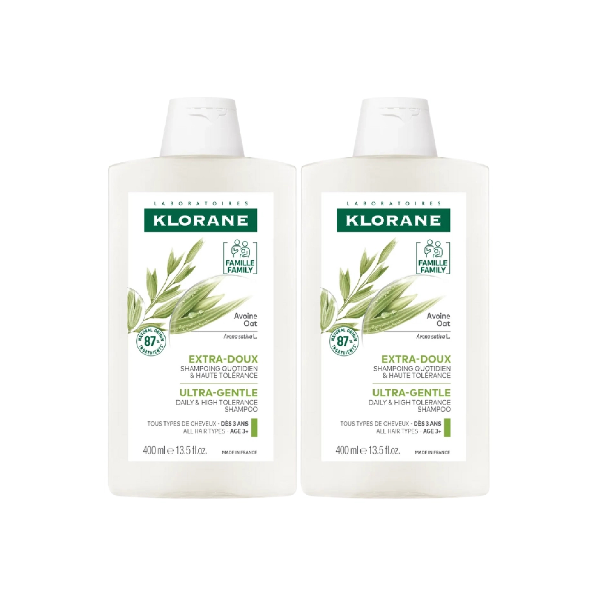 Klorane Capilar Champ� Leite Aveia Pack Duo