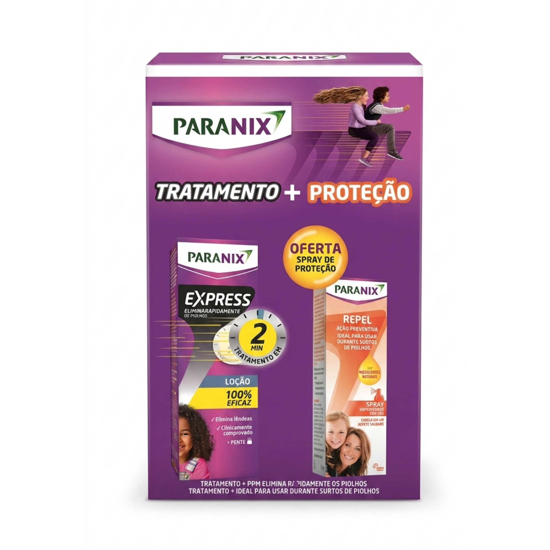Paranix Express Lo��o + Oferta Repel Spray Pack