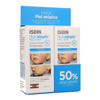 Isdin Nutratopic PRO-AMP Creme Facial Pack Duo Isdin Nutratopic PRO-AMP Creme Facial Pack Duo