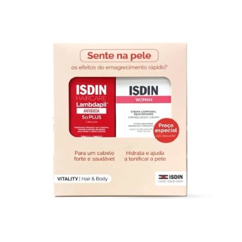 Isdin Lambdapil 5a Plus Cápsulas + Isdin Woman Crema Reafirmante Pack Isdin Lambdapil 5a Plus Cápsulas + Isdin Woman Crema Reafirmante Pack