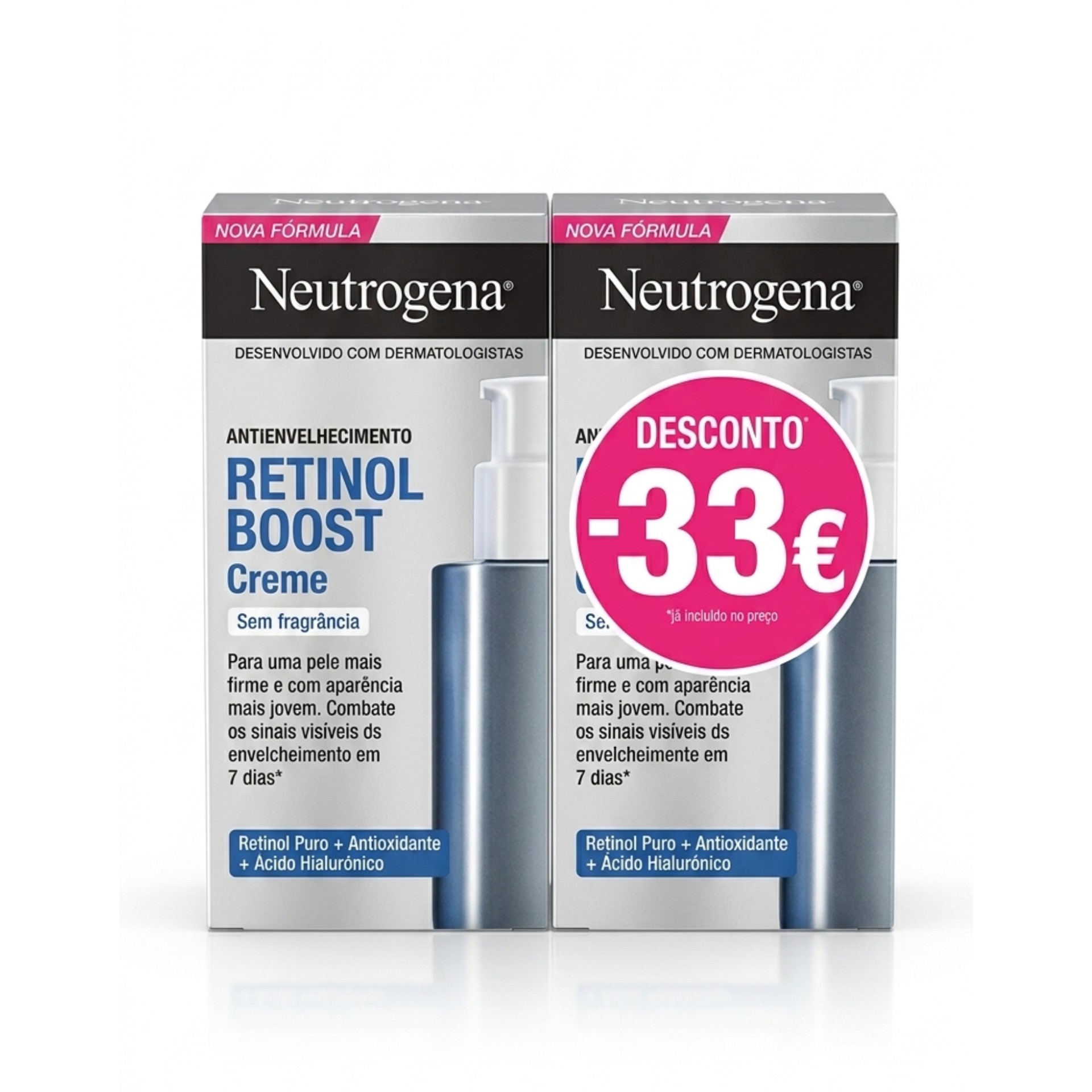 Neutrogena Retinol Boost Creme Pack Duo