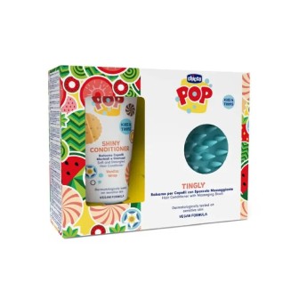 Chicco POP Amaciador Cabelo Baunilha + Escova de massagem Chicco POP Amaciador Cabelo Baunilha + Escova de massagem