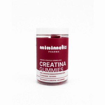 Minimelis Creatina Frutos Vermelhos Gomas Minimelis Creatina Frutos Vermelhos Gomas