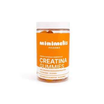Minimelis Creatina Manga e Maracujá Gomas Minimelis Creatina Manga e Maracujá Gomas