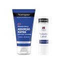 Neutrogena M�os Creme Absor��o R�pida + Stick Labial