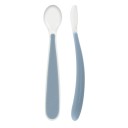 Chicco Colher Silicone Azul 6M+