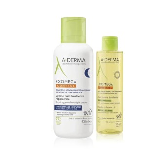 A-Derma Exomega Control Creme Emoliente Noite + Oferta Óleo Banho Pack A-Derma Exomega Control Creme Emoliente Noite + Oferta Óleo Banho Pack