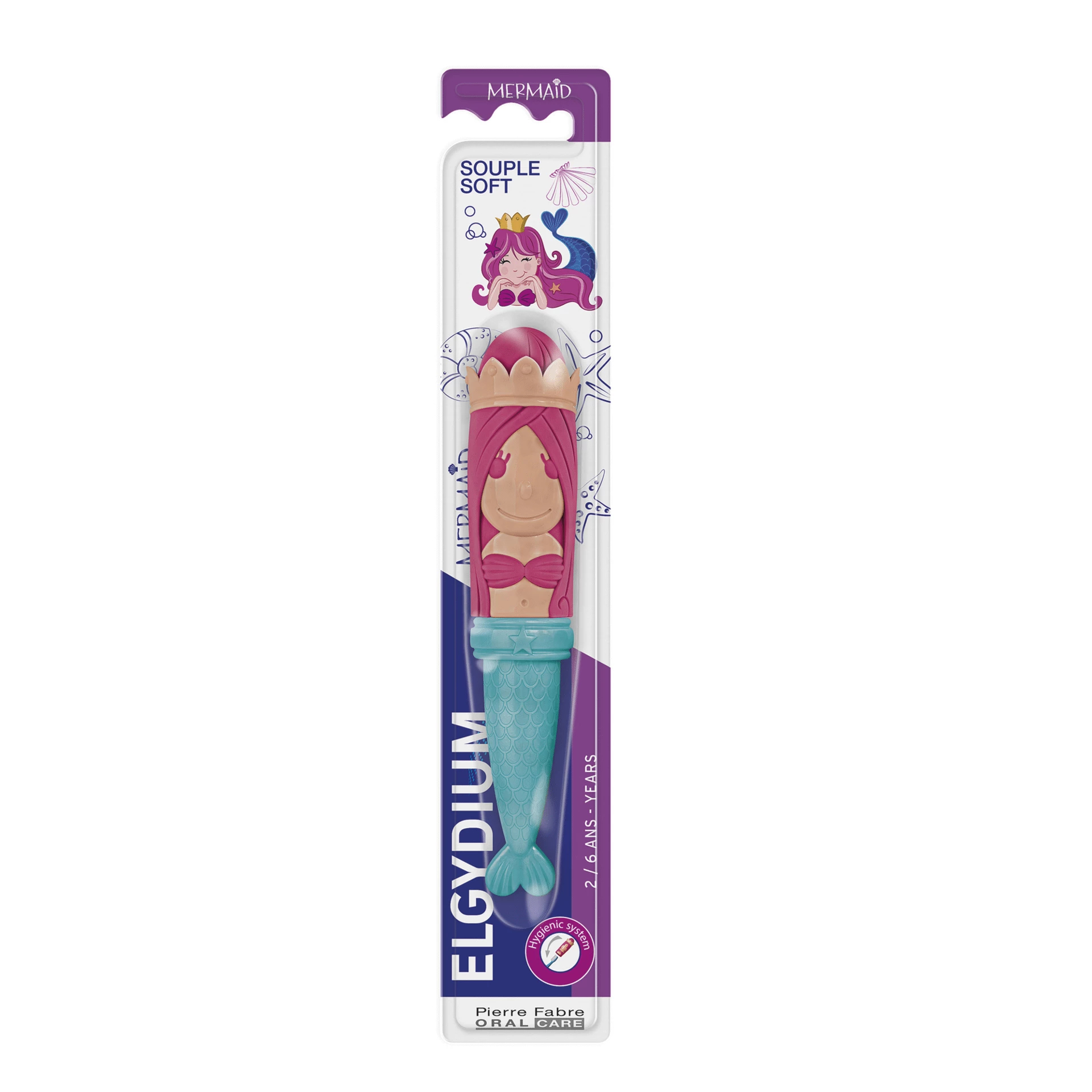 Elgydium Kids Escova Dentes Sereia 2-6A