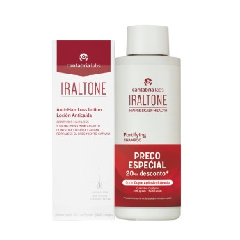 Iraltone Lotion Mot-håravfall + Iraltone Stärkande Schampo Iraltone Lotion Mot-håravfall + Iraltone Stärkande Schampo