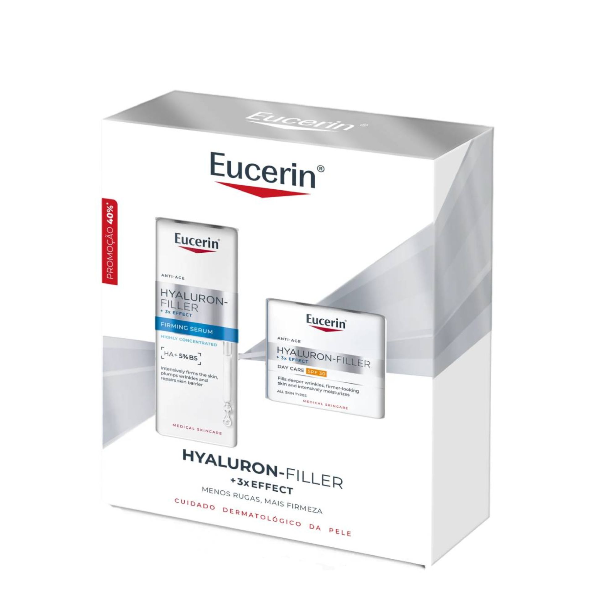 Eucerin Hyaluron-Filler 3x Effect Firming Serum + Day Cream SPF 30 Gift Set