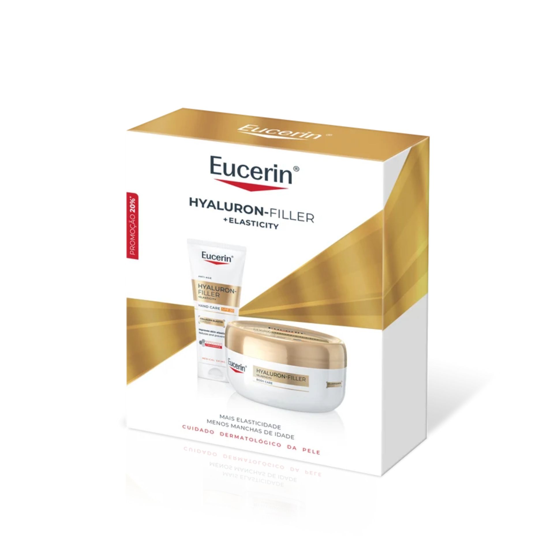Eucerin Hyaluron-Filler +Elasticity Creme Corpo + Creme de M�os SPF 30 Coffret