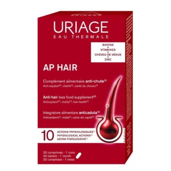 Pastillas Uriage AP Hair Anticaída x30 Pastillas Uriage AP Hair Anticaída x30